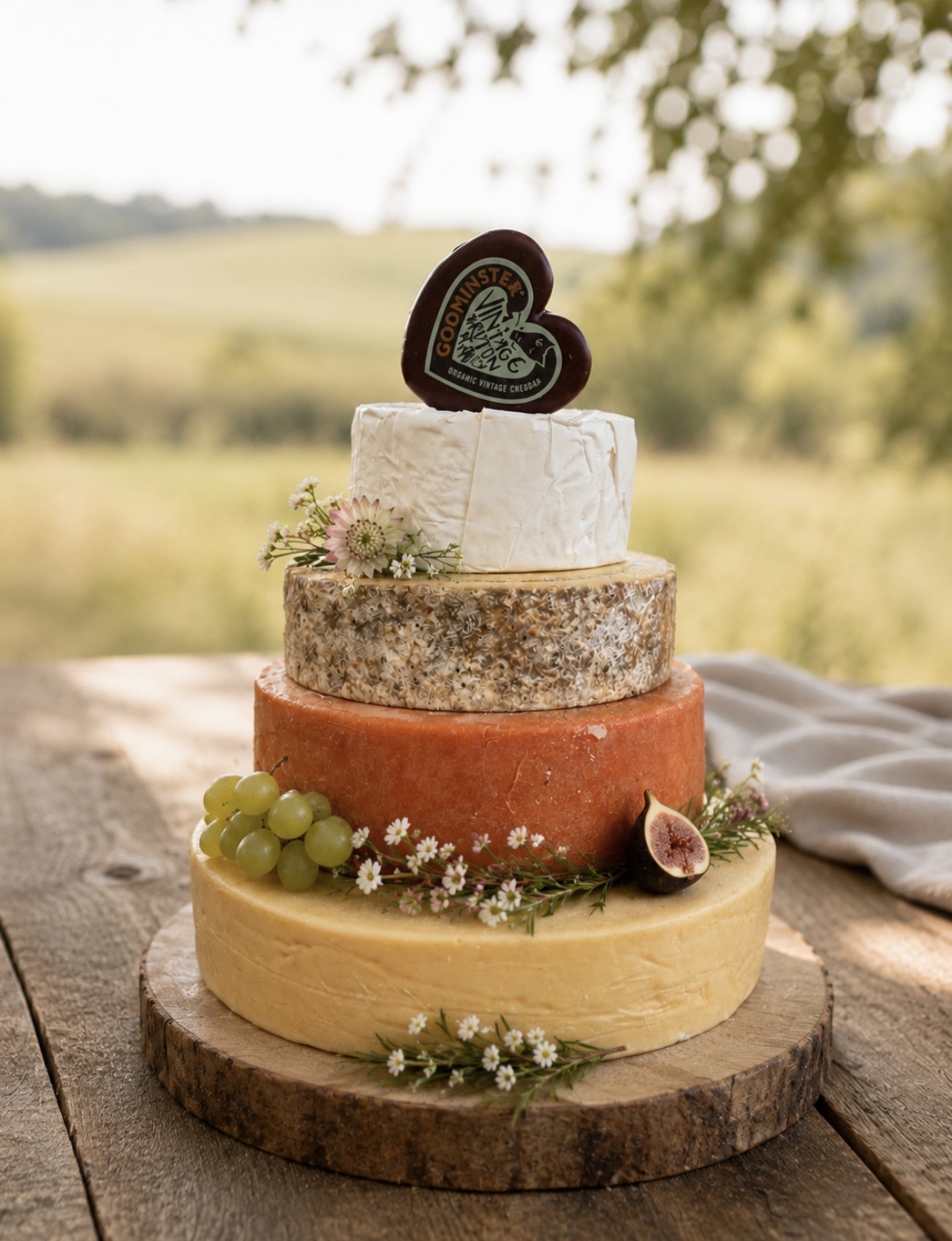 The Ragdale - Cheese Wedding / Celebration Cake